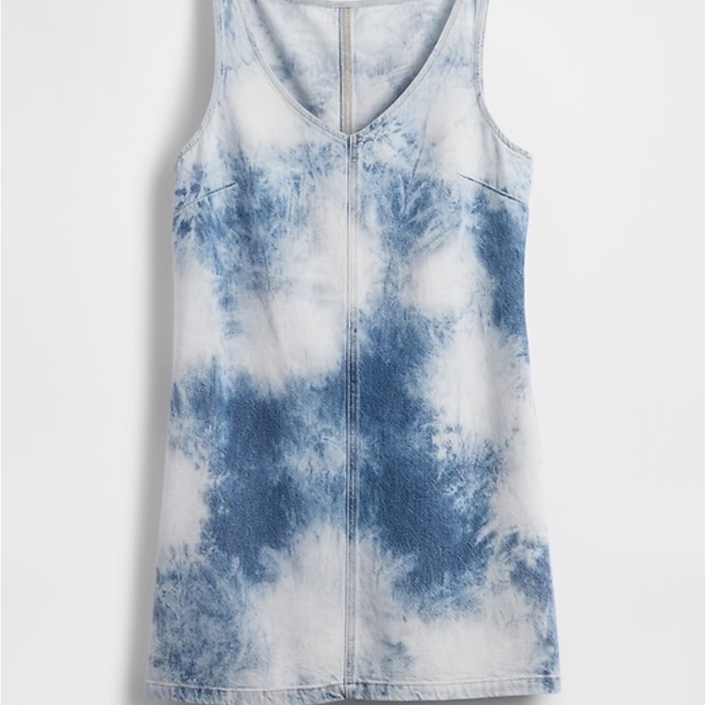 GAP ultra soft denim shift dress